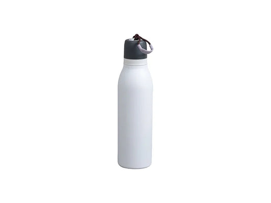 Engraving Blanks 24oz/700ml Powder Coated Stainless Steel Sports Bottle w/ Portable String