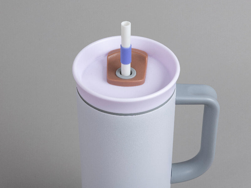 Engraving Blanks 40oz/1200ml Powder Coated Stainless Steel Travel Tumbler with Lid & Straw