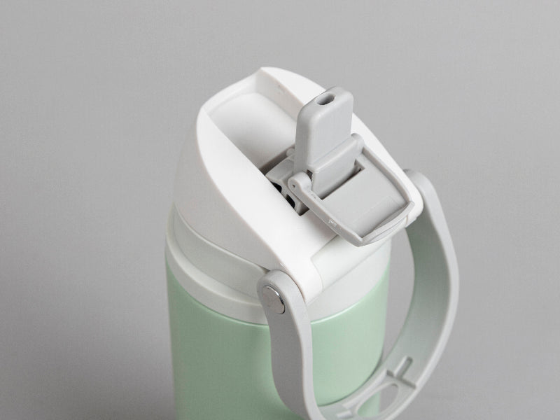 Engraving Blanks 18oz/550ml Powder Coated Stainless Steel Bottle w/ Pop Lid