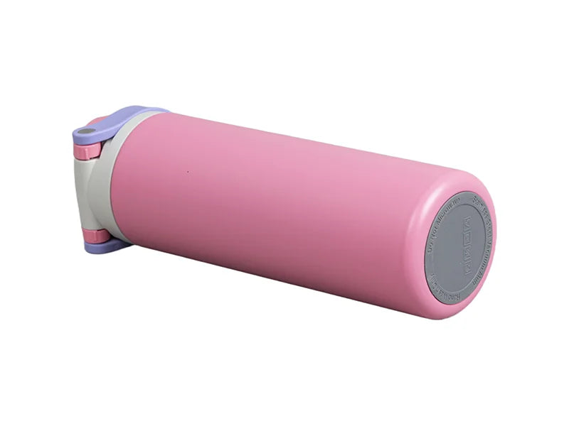 Engraving Blanks 25oz/750ml Powder Coated Stainless Steel Bottle w/ Pop Lid (Purple)