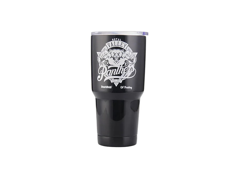 30oz/900ml UV Stainless Steel Tumbler (Black)