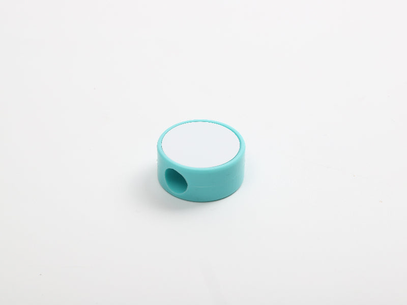 Sublimation Blanks Silicone Straw Cover w/ Insert(Green,Round)