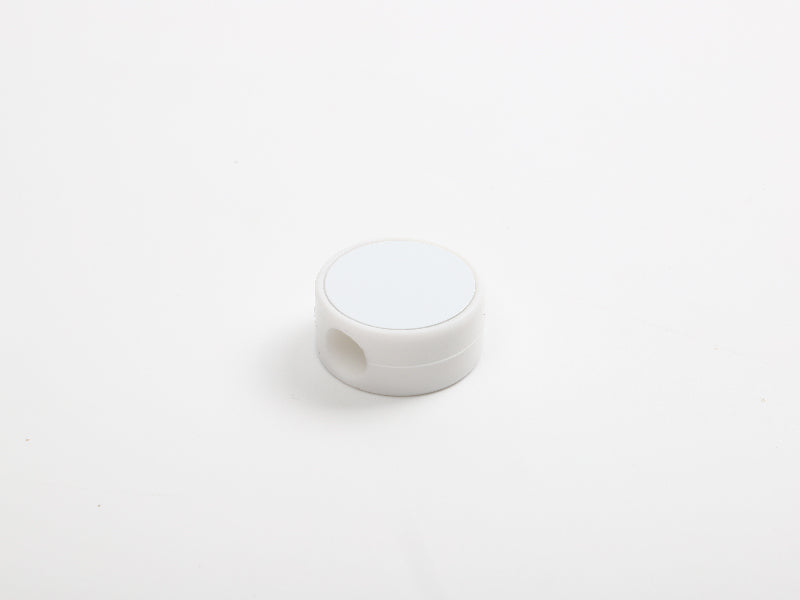 Sublimation Blanks Silicone Straw Cover w/ Insert(White,Round)