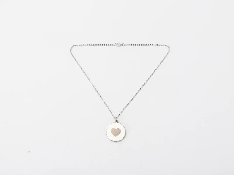 Sublimation Blanks Round Shape Heart Sliding Locket