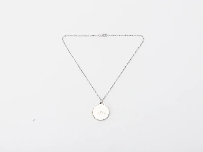 Sublimation Blanks Round Shape Love Sliding Locket