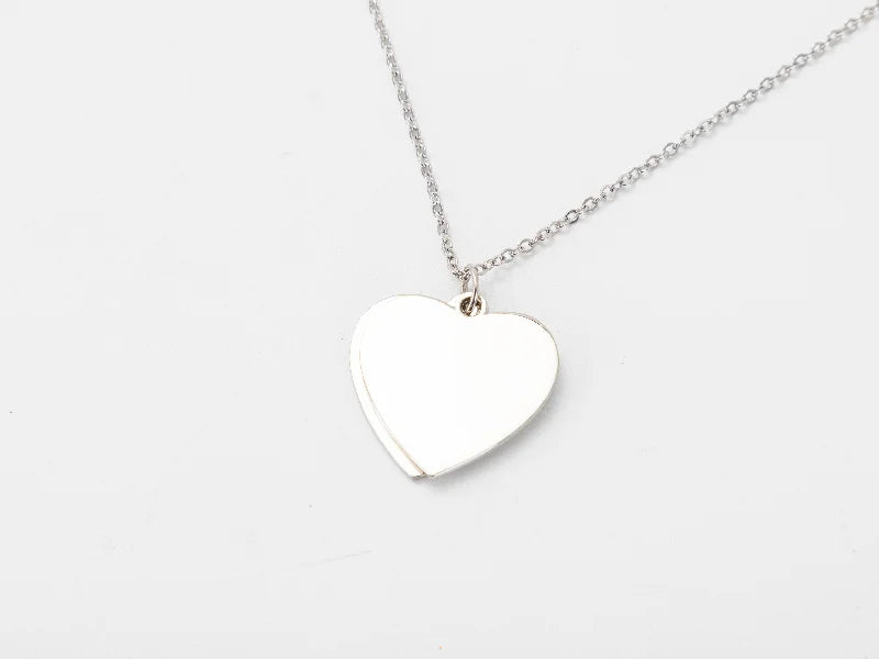 Sublimation Blanks Heart Shape Family Sliding Locket