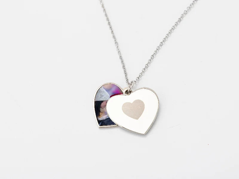 Sublimation Blanks Heart Shape Heart Sliding Locket