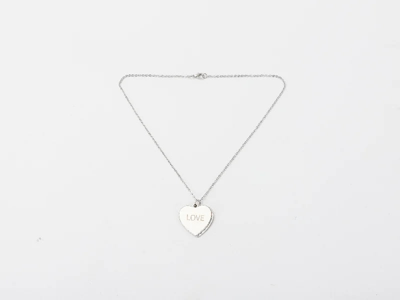 Sublimation Blanks Heart Shape Love Sliding Locket