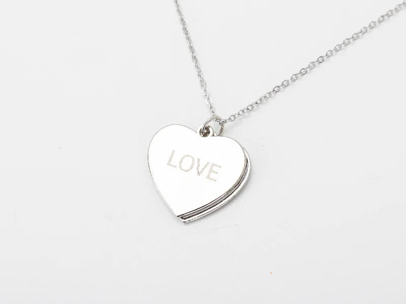 Sublimation Blanks Heart Shape Love Sliding Locket