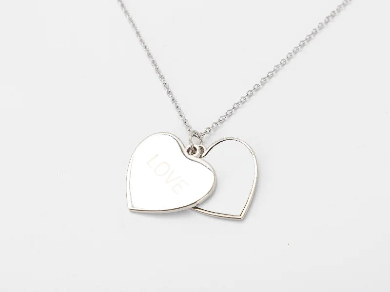 Sublimation Blanks Heart Shape Love Sliding Locket