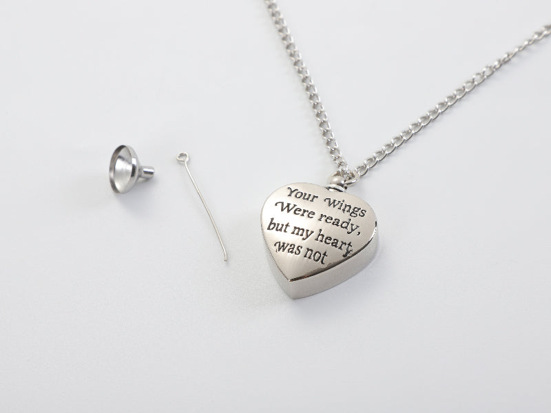 Sublimation Blanks Heart Shape Keepsakes Necklace