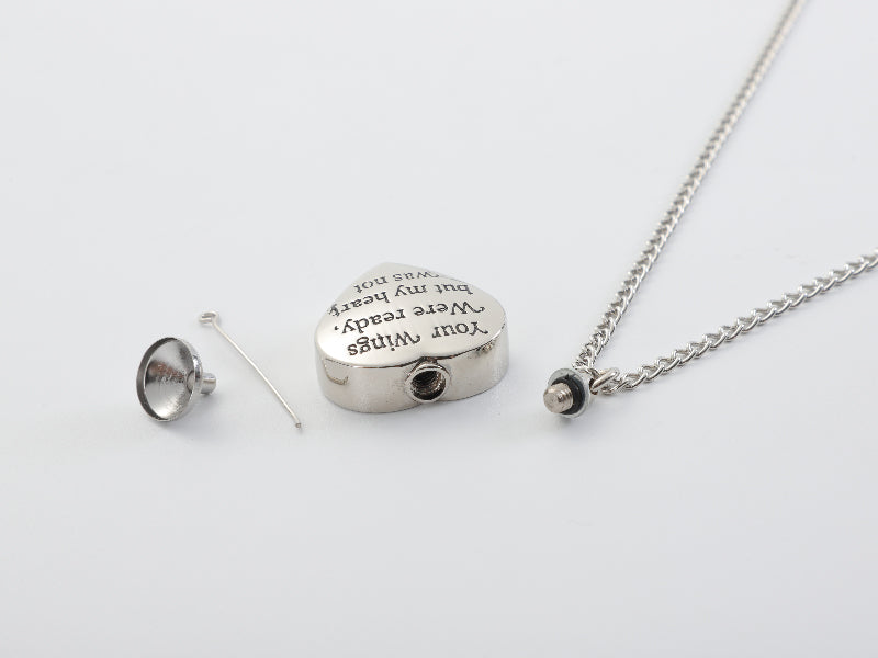 Sublimation Blanks Heart Shape Keepsakes Necklace