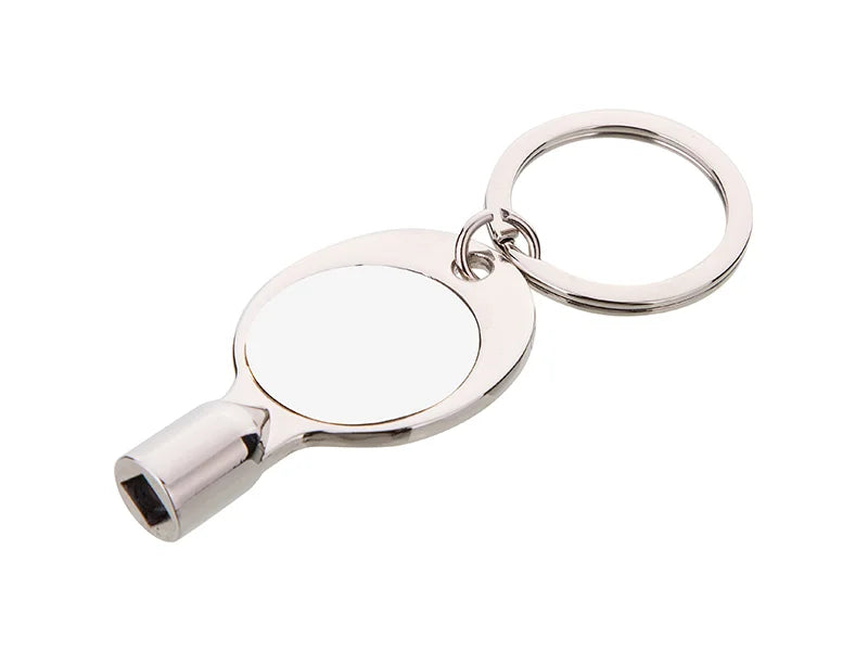 Sublimation Radiator Key Keyring(Round)