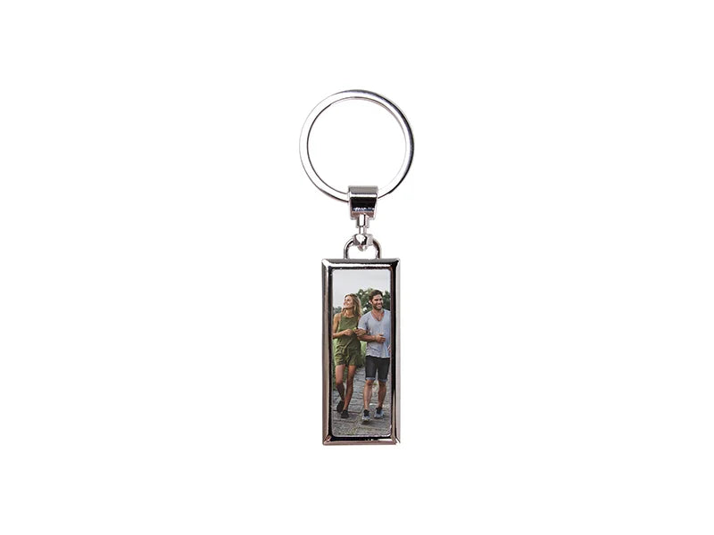 Sublimation Metal Key Chain with Double Sides Alu Inserts (2.2*5.2cm)