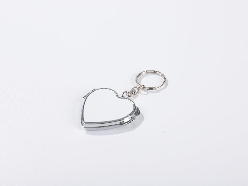 Sublimation Keychain Mirror(Heart)