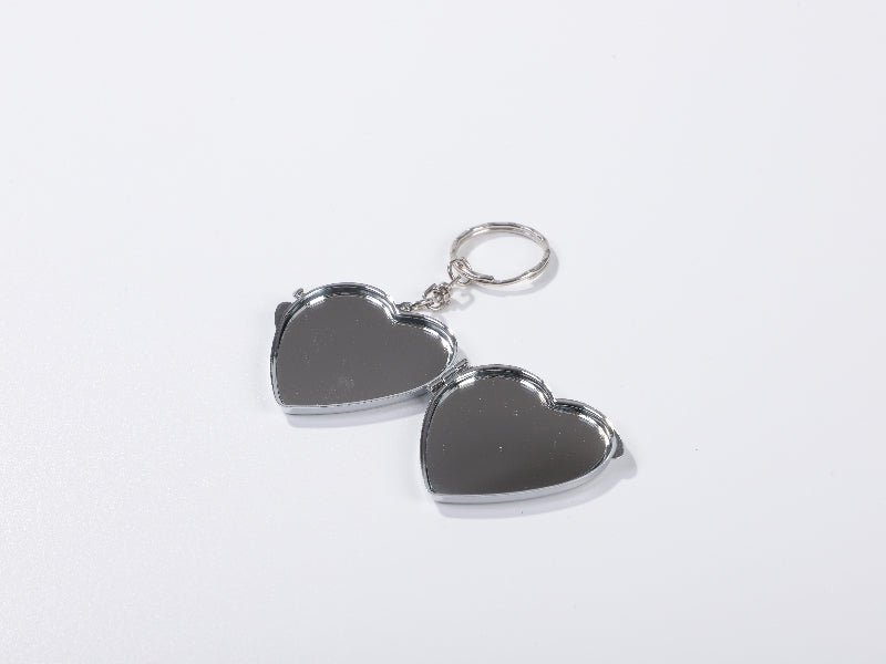 Sublimation Keychain Mirror(Heart)