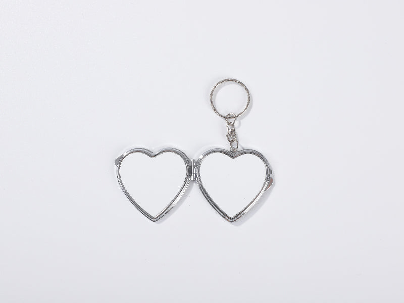 Sublimation Keychain Mirror(Heart)