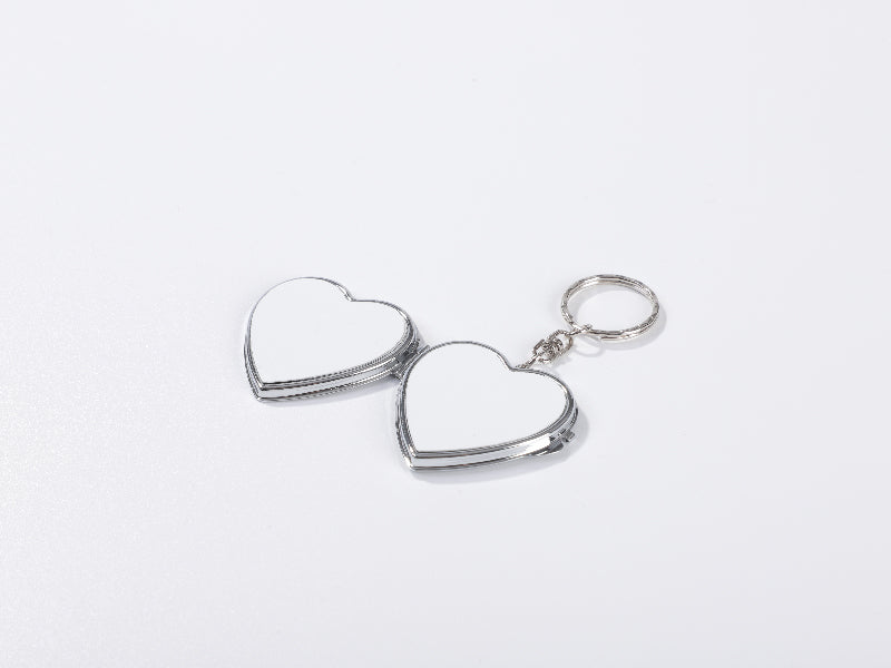 Sublimation Keychain Mirror(Heart)