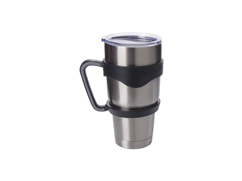 Sublimation 30oz Stainless Steel Tumbler Handle (Red/Blue/Pink/Purple/Black)