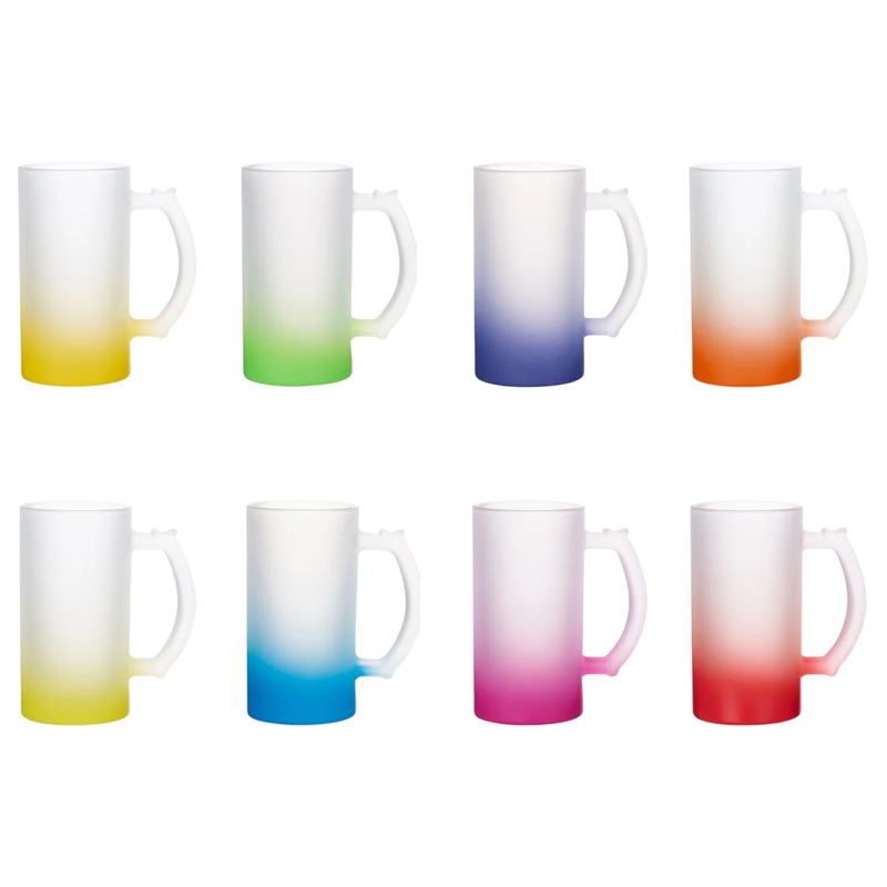 Sublimation 16oz Gradient Glass Beer Mug