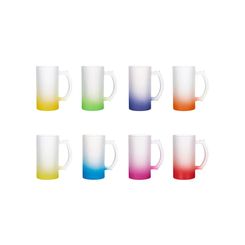 Sublimation 16oz Gradient Glass Beer Mug
