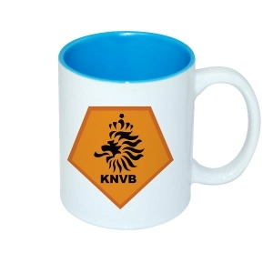 11oz Two-Tone Color Mug-Light Blue