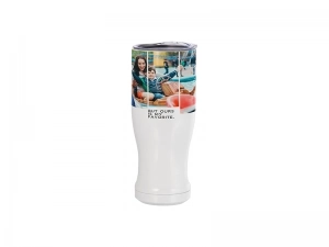 20oz/600ml Sublimation Stainless Steel Pilsner Style Tumbler (White)