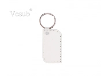 PU Leather Key Chain (Round Corner Rec)