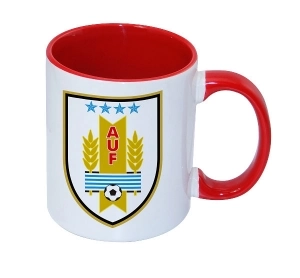 11oz Inner Rim Color Mug-Red