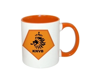 11oz Inner Rim Color Mug-Orange